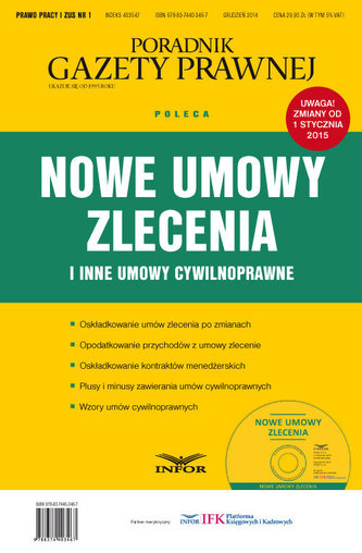 Nowe umowy zlecenia i inne umowy cywilnoprawne Nowe umowy zlecenia i inne umowy cywilnoprawne