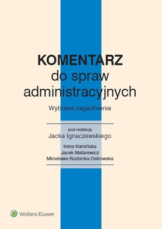 Komentarz do spraw administracyjnych