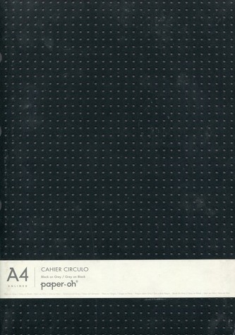 Notatnik A4 Paper-oh Black on Grey / Grey on Black