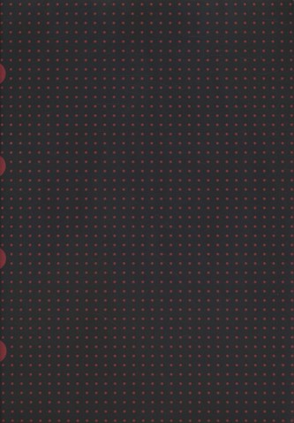 Zeszyt A4 Paper-oh Cahier Circulo w kratkę 40 kartek Black on Red Dwupak