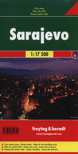 Sarajevo 1:17,5T/plán města