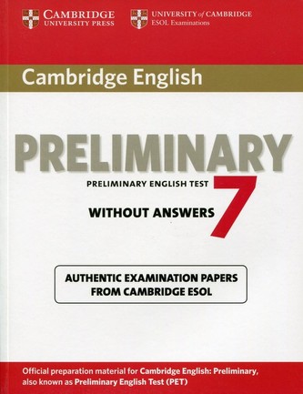 Cambridge English Preliminary 7 Student's Book without answers