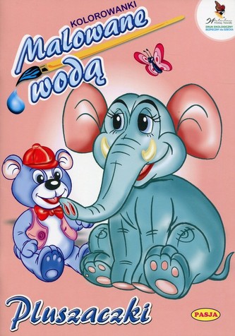 Kolorowanki malowane wodą. Pluszaczki Kolorowanki malowane wodą. Pluszaczki