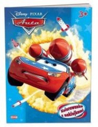 Kolorowanka z naklejkami. Auta