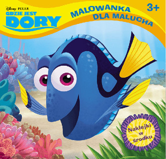Gdzie jest Dory   Malowanka dla malucha  KLN-11