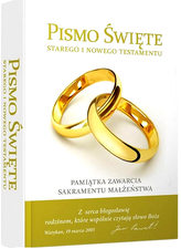 Pismo Święte Staregi i Nowego Testamentu  Obrączki