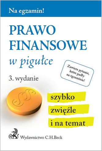 Prawo finansowe w pigułce  Wyd 3 St.pr. 04.2016