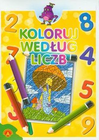 Koloruj według liczb zeszyt 4