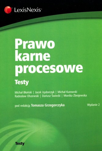 Prawo karne procesowe Testy