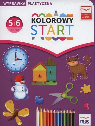 Kolorowy start. Roczne przygotowanie przedszkolne. Prace plastyczne + teczka