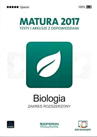 Matura 2017. Testy i arkusze z odpowiedziami. Biologia. Zakres rozsz