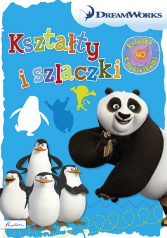 Kształty i szlaczki. Książka z naklejkami