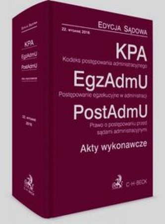 KPA,Postępowanie egzekucyjne w administracji Prawo o postępowaniu przed sądami administracyjnymi