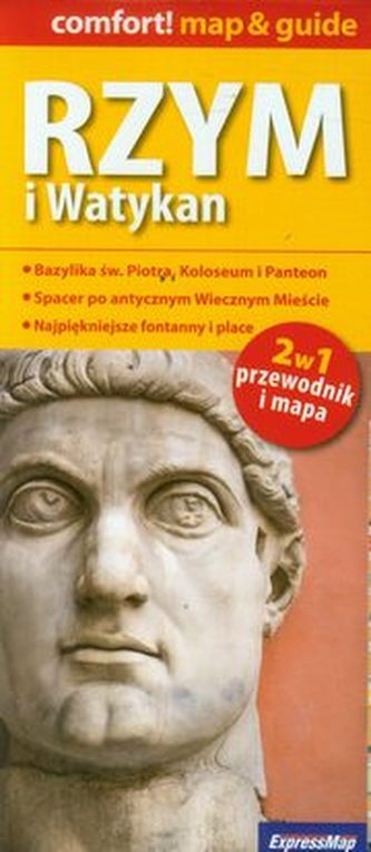 Rzym i Watykan. 2w1. Przewodnik + mapa. Wersja laminowana