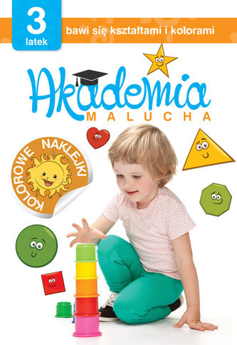 Akademia malucha 3-latek bawi się kształtami