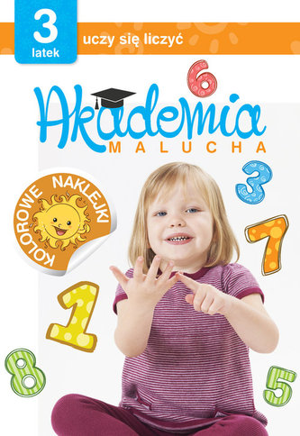 Akademia malucha 3-latek uczy się liczyć