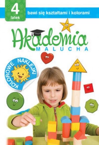 Akademia malucha 4-latek bawi się kształtami