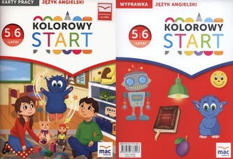 Kolorowy start. Pięciolatki i sześciolatki. Język angielski. Pakiet