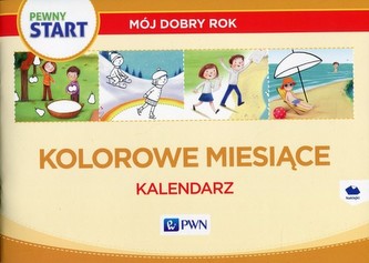 Pewny start. Mój dobry rok. Kolorowe miesiące Kalendarz