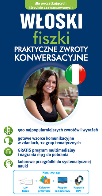 Włoski Fiszki Praktyczne zwroty konwersacyjne Włoski Fiszki Praktyczne zwroty konwersacyjne