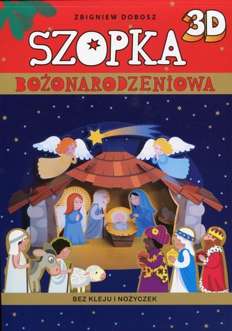 Szopka Bożonarodzeniowa 3D Bez kleju Szopka Bożonarodzeniowa 3D Bez kleju