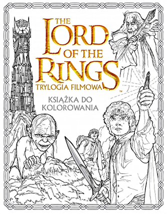 The Lord of the Rings.  Książka do kolorowania