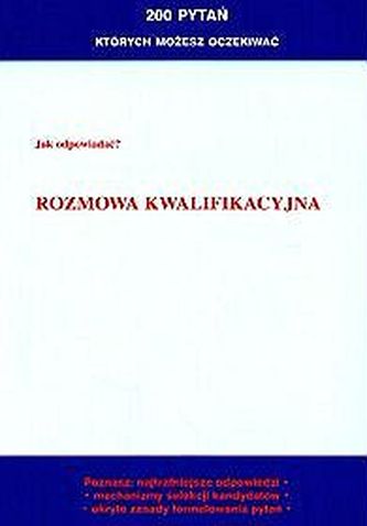 Rozmowa kwalifikacyjna