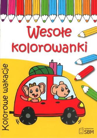 Wesołe kolorowanki - Kolorowe wakacje