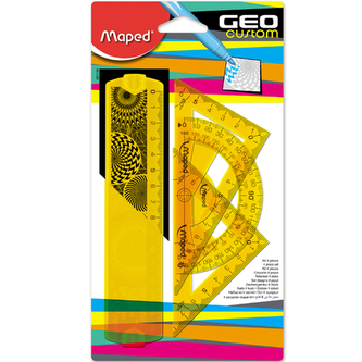 Zestaw geometryczny GEOCUSTOM 15 cm Maped Zestaw geometryczny GEOCUSTOM 15 cm Maped