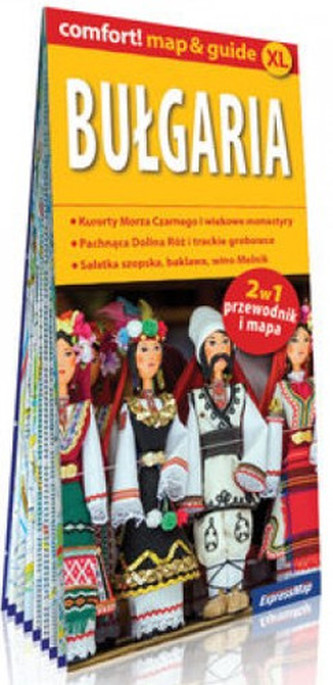 Mapa - Bułgaria map&guide XL Laminat Mapa - Bułgaria map&guide XL Laminat