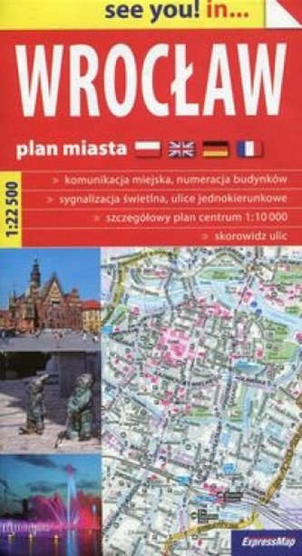 Plan miasta Wrocław. 1:22 500 Plan miasta Wrocław. 1:22 500