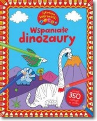Cyferkowe kolorowanki. Wspaniałe dinozaury