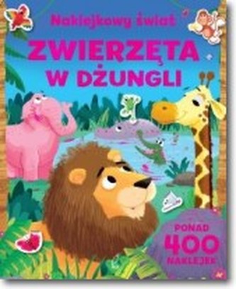 Naklejkowy świat Zwierzęta  w dżungli