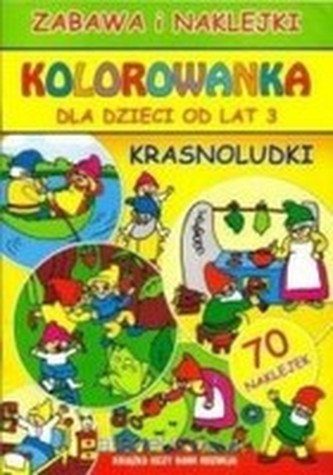 Kolorowanka dla dzieci od lat 3. Krasnoludki