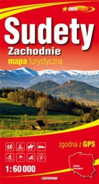 Mapa turystyczna. Sudety Zachodnie 1:60 000 papierowa