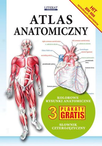 Atlas anatomiczny + 3 plakaty gratis Atlas anatomiczny + 3 plakaty gratis