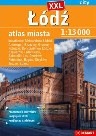 Atlas miasta - Łódź plus 15 XXL
