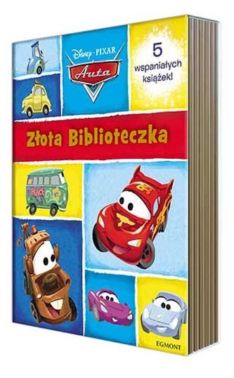 Złota Biblioteczka Auta Disney 5 książek Złota Biblioteczka Auta Disney 5 książek