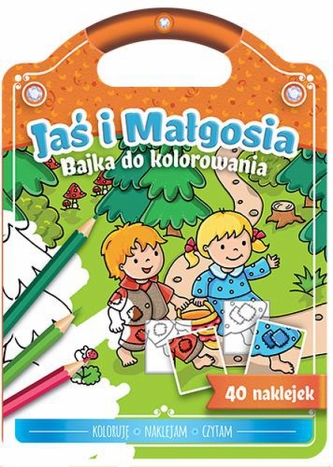 Jaś i Małgosia. Bajka do kolorowania