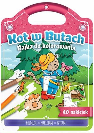 Kot w butach. Bajka do kolorowania