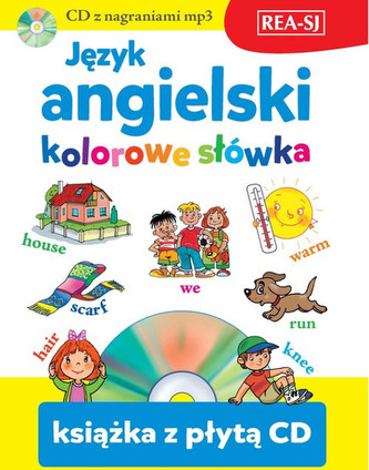 Język angielski  kolorowe słówka + CD
