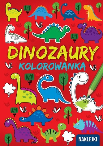 DINOZAURY KOLOROWANKA A4