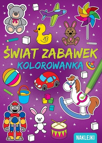 ŚWIAT ZABAWEK KOLOROWANKA A4