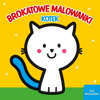 Brokatowe malowanki - Kotek