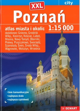 Poznań Atlas miasta i okolic 1:15 000