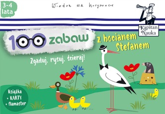 PAKIET 100 ZABAW Z BOCIANEM STEFANEM KAPITAN NAUKA