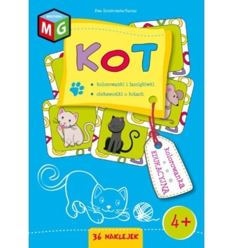 Kot. Kolorowanka edukacyjna