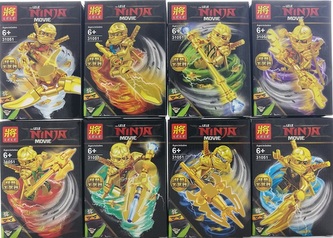 Klocki Lele Ninja Movie 31051 mix. Figurki