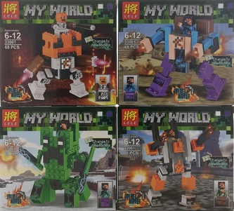 Klocki Lele My Word Minecraft 33061 Mix