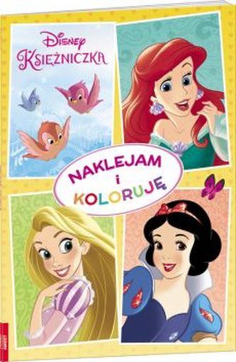 Disney Księżniczka Naklejam i koloruję NAK-5